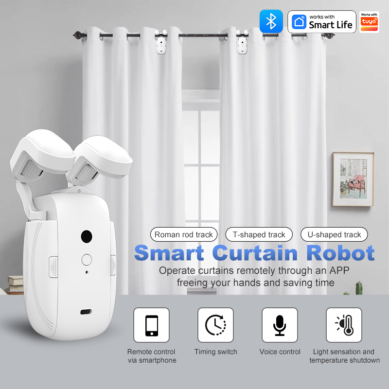 Curtain Rods - Abridor de Cortinas Automático Inteligente com