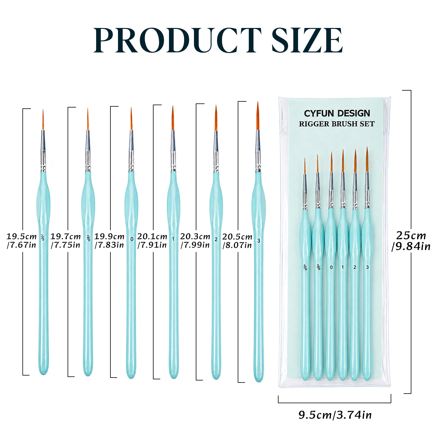 Conjunto de 6 Pincéis de Pintu - Paint Brush avaliação e preço