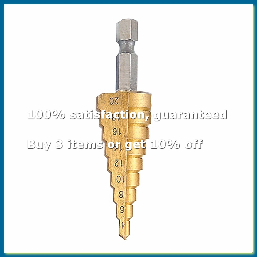 Broca Escalonada HSS de 4-20mm - Drill Bits avaliação e preço