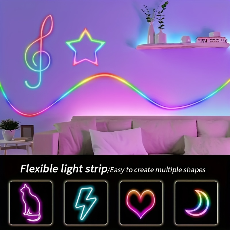 Fita de Luz Neon Flexível RGBI - Led Strip Lights avaliação e preço