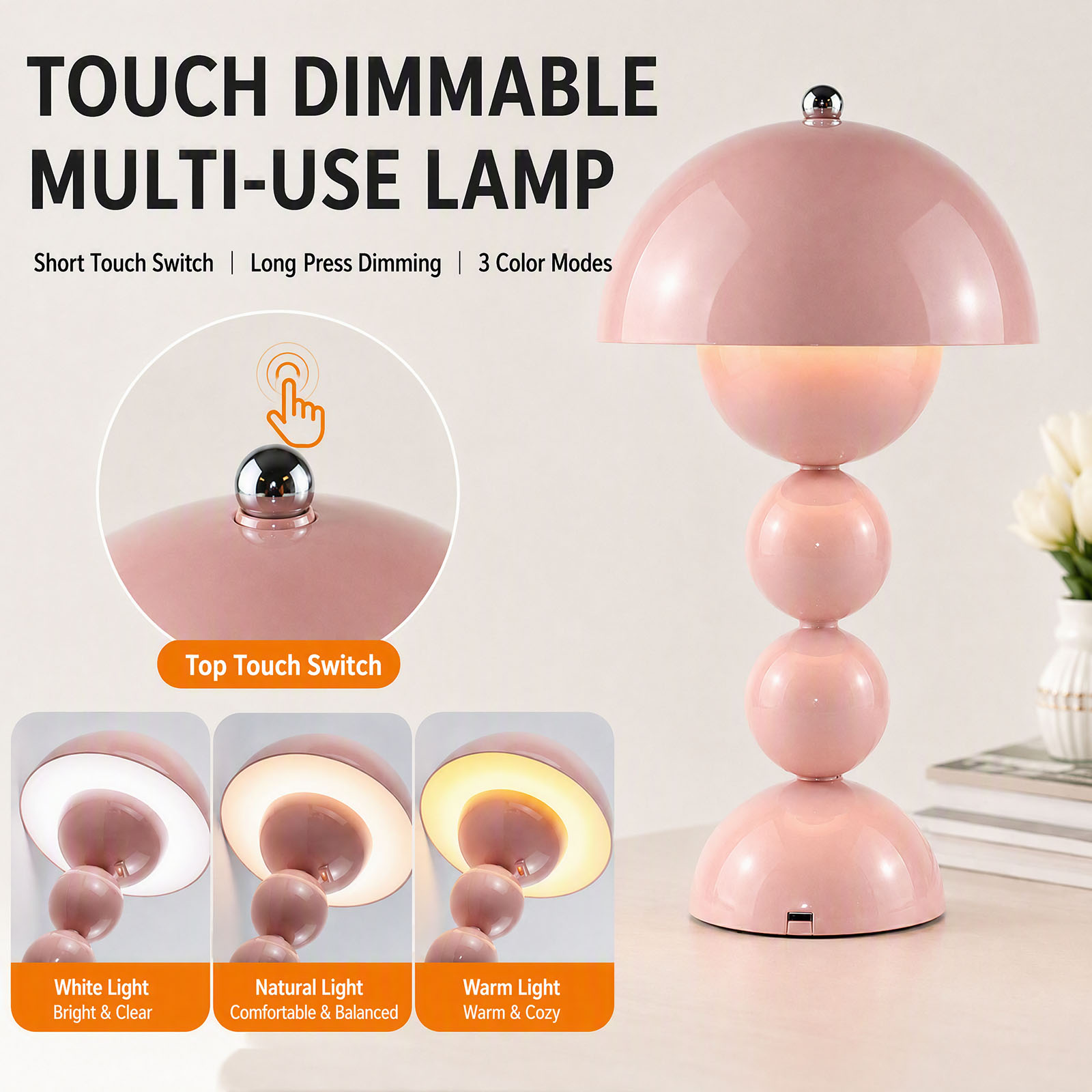 Luminária de mesa LED em forma - Light Switch avaliação e preço