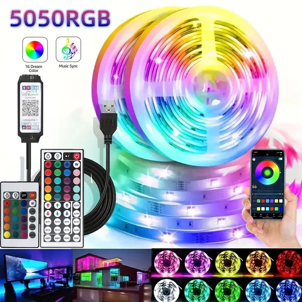 Faixa de luz led rgb inteligen - Led Strip Lights avaliação e preço