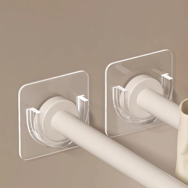 4 Suportes Transparentes Adesi - Curtain Rods avaliação e preço