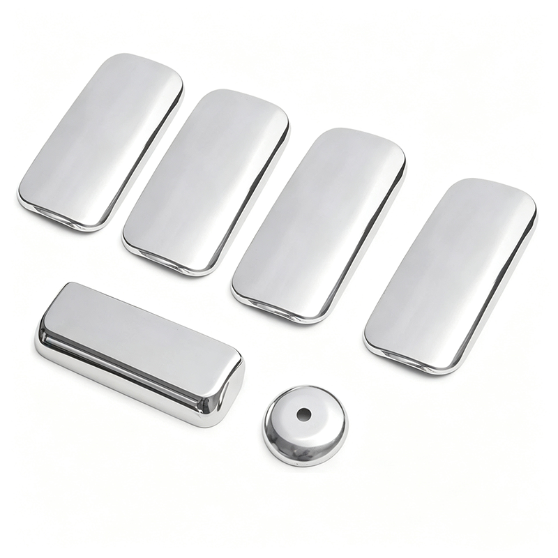 5 peças de capa cromada para m - Door Handle avaliação e preço